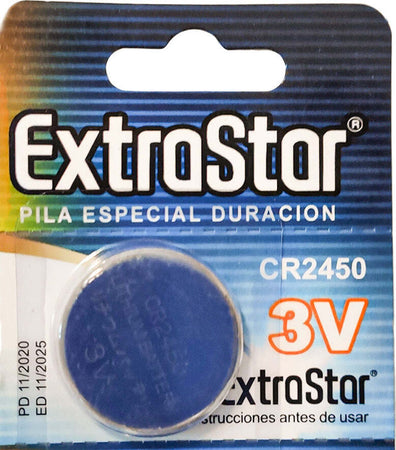 Pila Batteria A Bottone Extrastar CR2450 3V Confezione Da 5 Pile Elettronica/Pile e caricabatterie/Pile monouso Scontolo.net - Potenza, Commerciovirtuoso.it