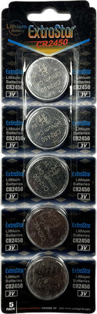 Pila Batteria A Bottone Extrastar CR2450 3V Confezione Da 5 Pile Elettronica/Pile e caricabatterie/Pile monouso Scontolo.net - Potenza, Commerciovirtuoso.it