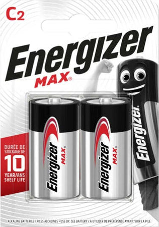 Pile C mezza torcia - 1 5V - Energizer Max - blister 2 pezzi Elettronica/Pile e caricabatterie/Pile monouso Eurocartuccia - Pavullo, Commerciovirtuoso.it