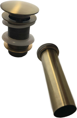 Piletta clic clac automatica, bronzata da 1 1/4 senza troppo pieno