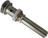 Piletta clip clap effetto acciaio inox satinato con troppo pieno