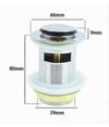 Piletta Di Scarico Universale 1/4 Lavandino Pop-up Tappo A Pressione 85mm 59600