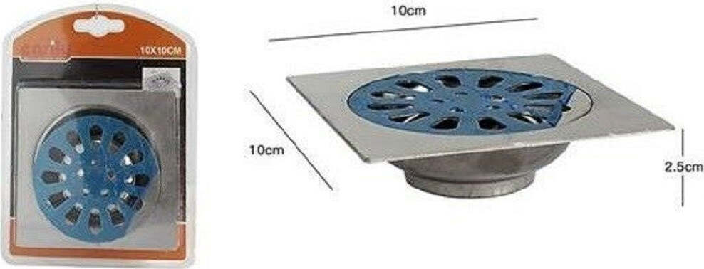 Piletta Per Doccia A Pavimento 10 X 10 Cm Bagno Idraulica Tappo Scarico Casa, arredamento e bricolage > Accessori Bagno > Accessori Doccia Trade Shop italia - Napoli, Commerciovirtuoso.it