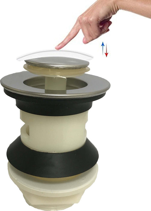 PILETTA UNIVERSALE IN PLASTICA PER LAVABO BIDE DOPPIO CLICK CLACK TAPPO PILETTE Fai da te/Attrezzature per cucine e bagni/Attrezzature per bagni/Rubinetti per docce e vasche da bagno e parti/Rubinetti per doccia Trade Shop italia - Napoli, Commerciovirtuoso.it