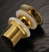 Piletta Universale Scarico Lavabo Bide Click Clack Tappo Popup Colore Oro Dorata Raccordi e Tubi Trade Shop italia - Napoli, Commerciovirtuoso.it
