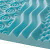 Topper in memory foam 5 cm con rivestimento in aloe vera sfoderabile - 9 Zone di Comfort