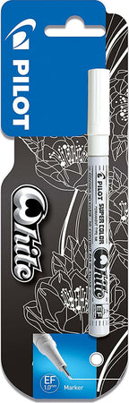 Pilot Pennarello indelebile a punta ultra fine bianco Cancelleria e prodotti per ufficio/Penne matite scrittura e correzione/Marcatori ed evidenziatori/Pennarelli per disegno Scontolo.net - Potenza, Commerciovirtuoso.it