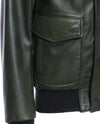 Pilota---Bomber-Uomo-Verde-in-vera-pelle
