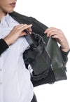 Pilota-Donna---Bomber-Donna-Verde-in-vera-pelle
