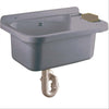 Pilozzo Da Parete 50cm in Resina Grigio Fai da te/Attrezzature per cucine e bagni/Attrezzature per bagni/Vasi WC Decor Space - Altamura, Commerciovirtuoso.it