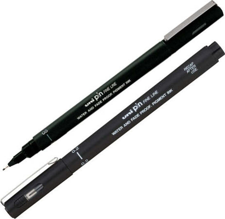 Pin fineliner - punta 0 2mm - nero - Uni Mitsubishi [multipack] 12 pezzi Cancelleria e prodotti per ufficio/Penne matite scrittura e correzione/Penne e ricariche/Penne a punta porosa Eurocartuccia - Pavullo, Commerciovirtuoso.it