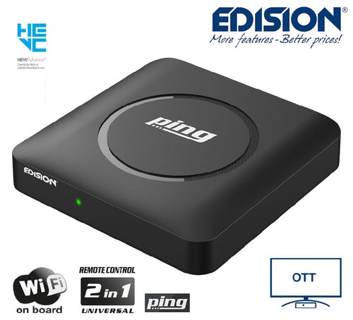EDISION PING OTT H.265 Media Player Wifi