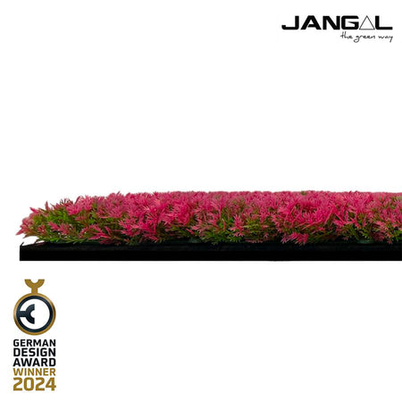 JANGAL Pannelli acustici Modulabili in FLORA sintetica ULTRAREALISTICA 52x52cm mod. PINK