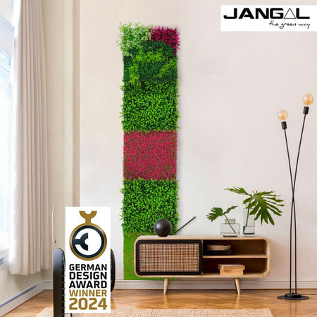 JANGAL Pannelli acustici Modulabili in FLORA sintetica ULTRAREALISTICA 52x52cm mod. PINK