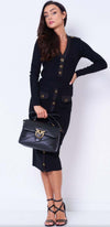 Pinko-Maglione-Donna-Alexander-1G184U-Y77N-Nero-Regular-Fit