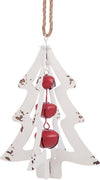 Pino con Campane Bianco pendaglio per albero di Natale decorazione natalizia h 33 cm Casa e cucina/Decorazioni per interni/Addobbi e decorazioni per ricorrenze/Decorazioni natalizie/Addobbi e decorazioni/Campanelli e campanelli da slitta MagiediNatale.it - Altamura, Commerciovirtuoso.it