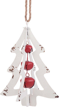 Pino con Campane Bianco pendaglio per albero di Natale decorazione natalizia h 33 cm Casa e cucina/Decorazioni per interni/Addobbi e decorazioni per ricorrenze/Decorazioni natalizie/Addobbi e decorazioni/Campanelli e campanelli da slitta MagiediNatale.it - Altamura, Commerciovirtuoso.it