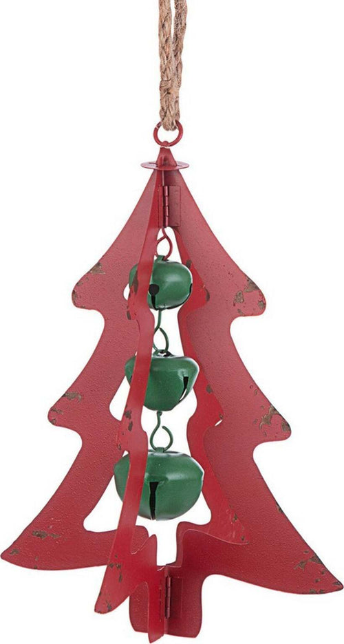 Pino con Campane Rosso pendaglio per albero di Natale decorazione natalizia h 33 cm Casa e cucina/Decorazioni per interni/Addobbi e decorazioni per ricorrenze/Decorazioni natalizie/Addobbi e decorazioni/Campanelli e campanelli da slitta MagiediNatale.it - Altamura, Commerciovirtuoso.it
