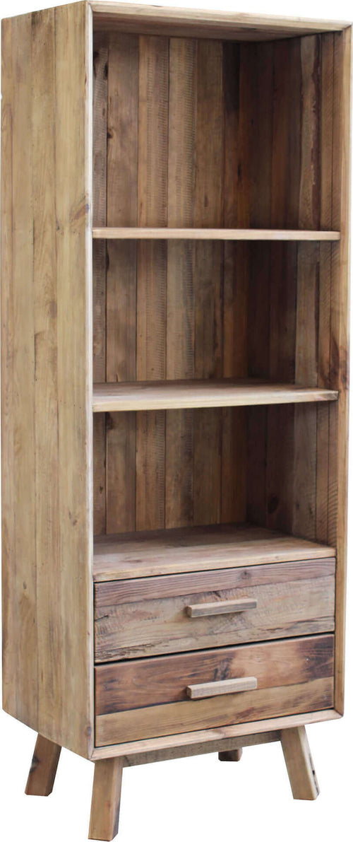 PINUS---libreria-con-2-cassetti-e-3-ripiani-Marrone-Milani-Home