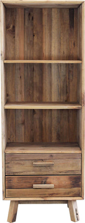 PINUS---libreria-con-2-cassetti-e-3-ripiani-Marrone-Milani-Home