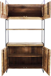 PINUS-BLACK---credenza-in-pino-riciclato-Marrone-Milani-Home