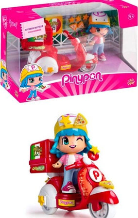 Pinypon-Raider-Bambolina-Motorino-Consegna-Pizze-Accessori-Gioco-Per-Bambine-4+