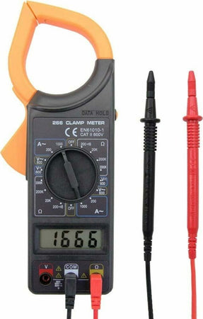 Pinza Amperometrica Digitale Tester Tensione Ac Dc Miltimetro Con Puntali Casa, arredamento e bricolage > Bricolage e fai da te > Multimetri Trade Shop italia - Napoli, Commerciovirtuoso.it