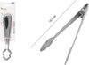 Pinza Da Cucina Multiuso Clip Per Ghiaccio In Acciaio Inox 18.5cm Utensili 50343 Casa e cucina/Utensili da cucina/Cucchiai palette e spatole/Pinze da cucina Trade Shop italia - Napoli, Commerciovirtuoso.it