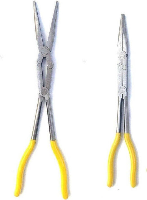Pinza Extra Lunga 340mm Becchi Lunghi Dritto A Doppio Snodo Per Valvole Molle Fai da te/Utensili elettrici e a mano/Utensili a mano/Pinze e tenaglie/Pinze a becco lungo Trade Shop italia - Napoli, Commerciovirtuoso.it