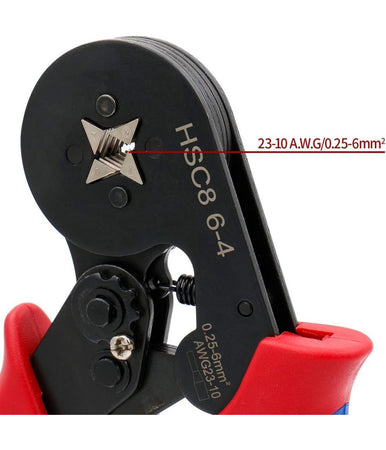 Pinza Hsc8 6-4 Mini Strumenti Di Pinzatura Auto Registrabili Per Cavo 0,25-6,0mm²