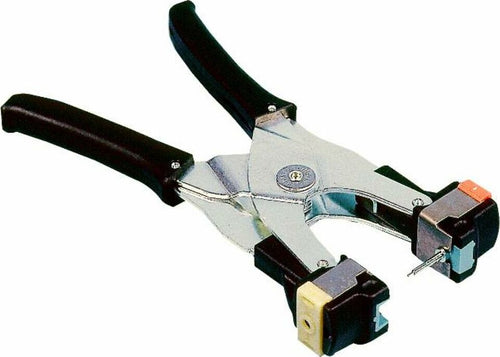 Pinza marcatura auricolare con inserto blu per l'inserimento di marche auricolari Allflex Confezione da 1pz