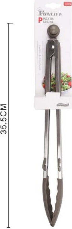 Pinza Per Barbecue Alimenti Richiudibile Sistema Di Blocaggio In Silicone 50598 Giardino e giardinaggio/Barbecue e picnic/Utensili per barbecue/Pinze Trade Shop italia - Napoli, Commerciovirtuoso.it