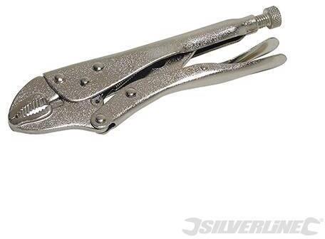 Pinza Silverline autobloccante grip morsetto morsa 220mm in acciaio