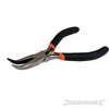 Pinza becco curvo Silverline in acciaio manico antiscivolo 125 mm Offerta Silverline