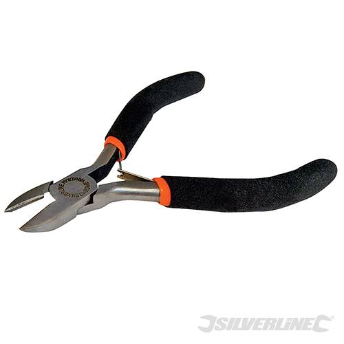 Pinza tronchesina Silverline taglio diagonale manico antiscivolo 110 mm Offerta Silverline