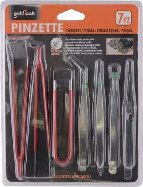 Pinzette In Acciaio Pinze Industriali Di Precisione Modellismo Elettronica 7 Pz Casa, arredamento e bricolage > Bricolage e fai da te > Utensili Manuali > Set di Utensili Trade Shop italia - Napoli, Commerciovirtuoso.it
