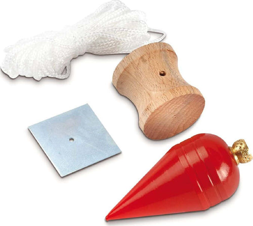 Piombo a pera con scassa in legno, piastrina zincata e filo in nylon Fai da te/Utensili elettrici e a mano/Strumenti di misura e layout/Matite per falegname La Zappa - Altamura, Commerciovirtuoso.it