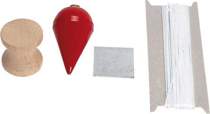 Piombo a pera con scassa in legno, piastrina zincata e filo in nylon Fai da te/Utensili elettrici e a mano/Strumenti di misura e layout/Matite per falegname La Zappa - Altamura, Commerciovirtuoso.it