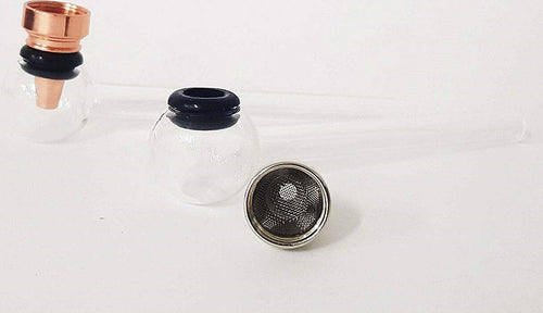 Pipa Pipetta Vetro Trasparente Amsterdam Tabacco Fumo Erba Narghile Pipe Glass Articoli per Fumatori Trade Shop italia - Napoli, Commerciovirtuoso.it