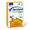 Antiparassitario Cani da 2-10 kg per pulci e zecche Fipralone Duo Spot-on 4 pipette da 67 mg