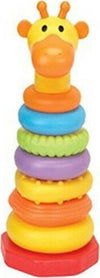 Piramide-Ad-Anelli-Giraffa-7-Anelli-Prima-Infanzia-Kidz-Corner-Toy