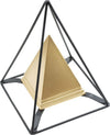 Piramide Gold C/Ferro Cm 15X15X21 Casa e cucina/Decorazioni per interni/Accessori decorativi/Soprammobili Led Mall Home - Napoli, Commerciovirtuoso.it
