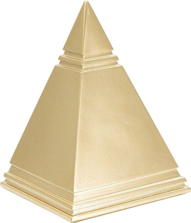 Piramide Gold Cm 11,5X11,5X15,5 Casa e cucina/Decorazioni per interni/Accessori decorativi/Soprammobili Led Mall Home - Napoli, Commerciovirtuoso.it