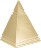 Piramide Gold Cm 11,5X11,5X15,5 Casa e cucina/Decorazioni per interni/Accessori decorativi/Soprammobili Led Mall Home - Napoli, Commerciovirtuoso.it