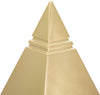 Piramide Gold Cm 11,5X11,5X15,5 Casa e cucina/Decorazioni per interni/Accessori decorativi/Soprammobili Led Mall Home - Napoli, Commerciovirtuoso.it