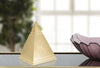Piramide Gold Cm 11,5X11,5X15,5 Casa e cucina/Decorazioni per interni/Accessori decorativi/Soprammobili Led Mall Home - Napoli, Commerciovirtuoso.it