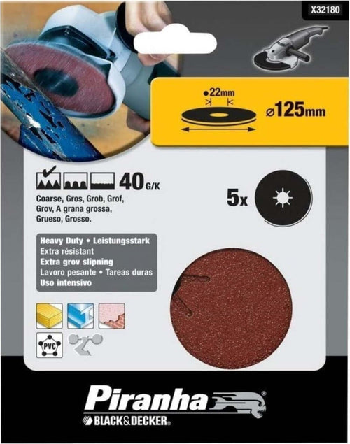 PIRANHA---DISCHI-ABRASIVI-GRANA-40-5PZ