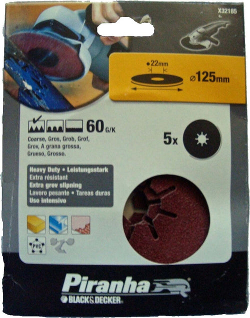 PIRANHA---DISCHI-ABRASIVI-GRANA-60-5PZ