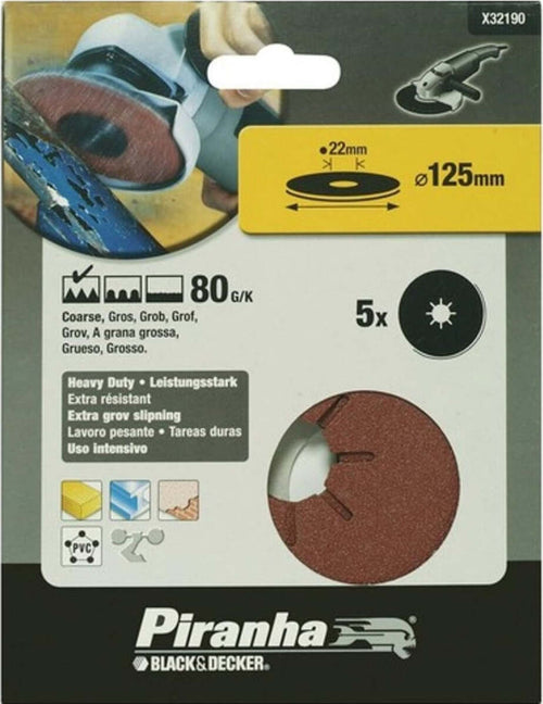 PIRANHA---DISCHI-ABRASIVI-GRANA-80-5PZ
