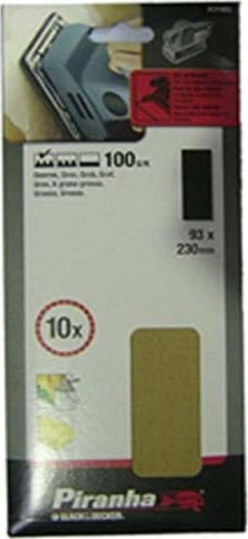PIRANHA---FOGLI-ABRASIVO-SET-10-PEZZI-230X93mm